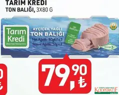 TARIM KREDİ TON BALIĞI 3X80 G TARIM KREDİ TON BALIĞI 3X80 G
